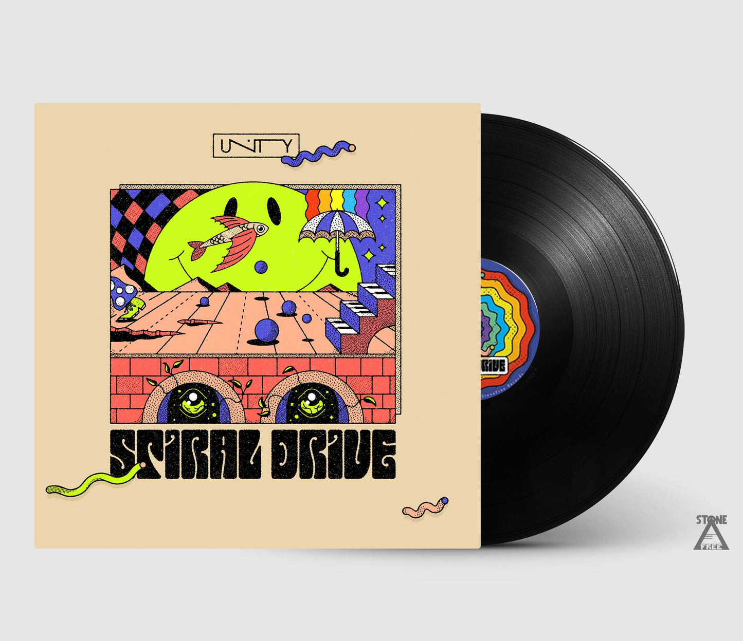 Spiral Drive Vinyl Bundle (Black)